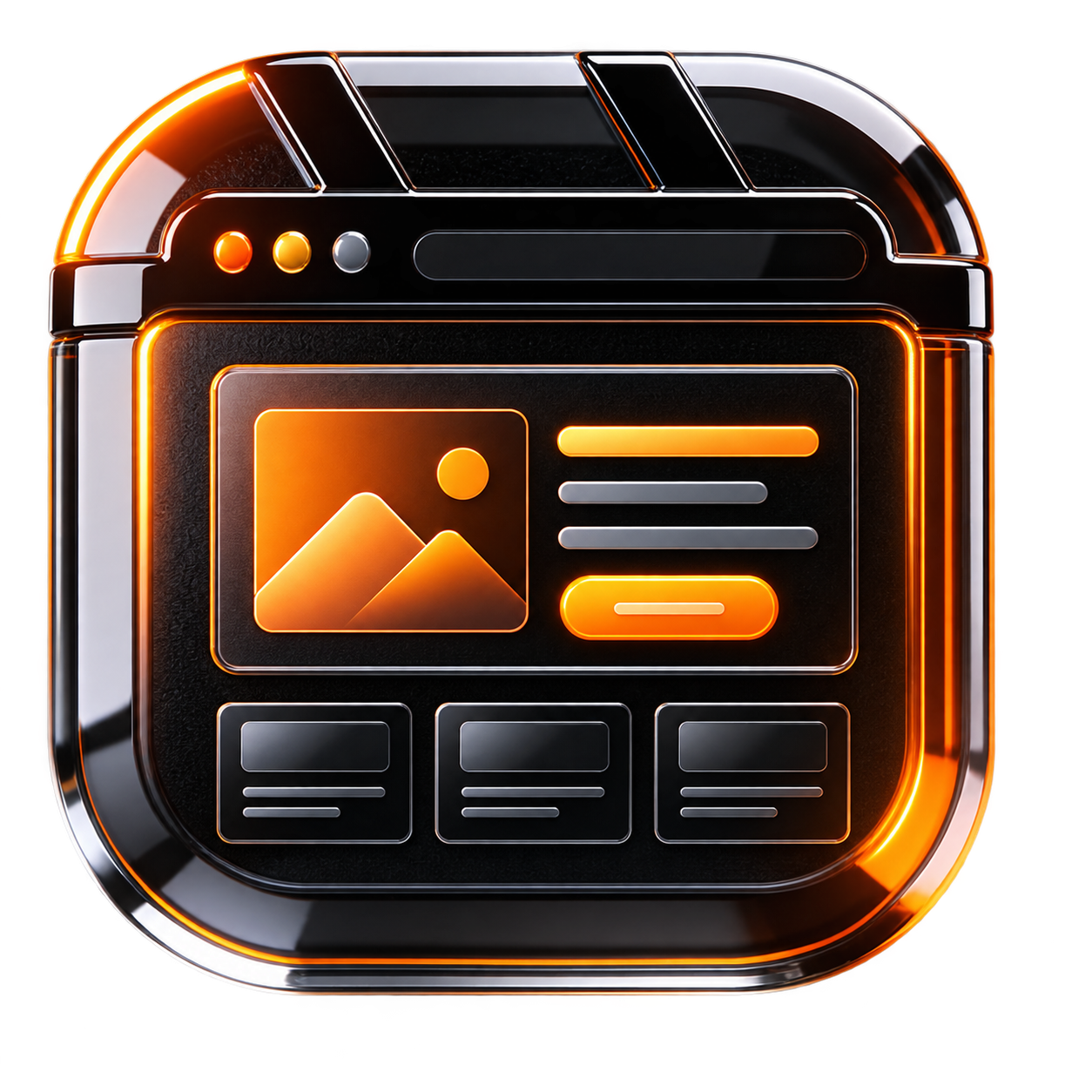 Website design illustration