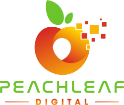 Peach Leaf Digital logo